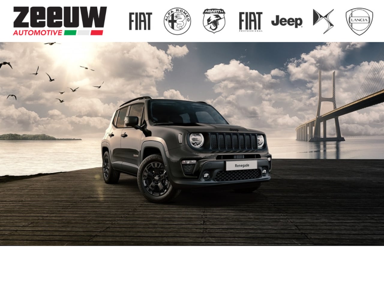Jeep Renegade - 1.5T e-Hybrid 130 PK North Star | Pano | Safety | Winter | 18" - AutoWereld.nl