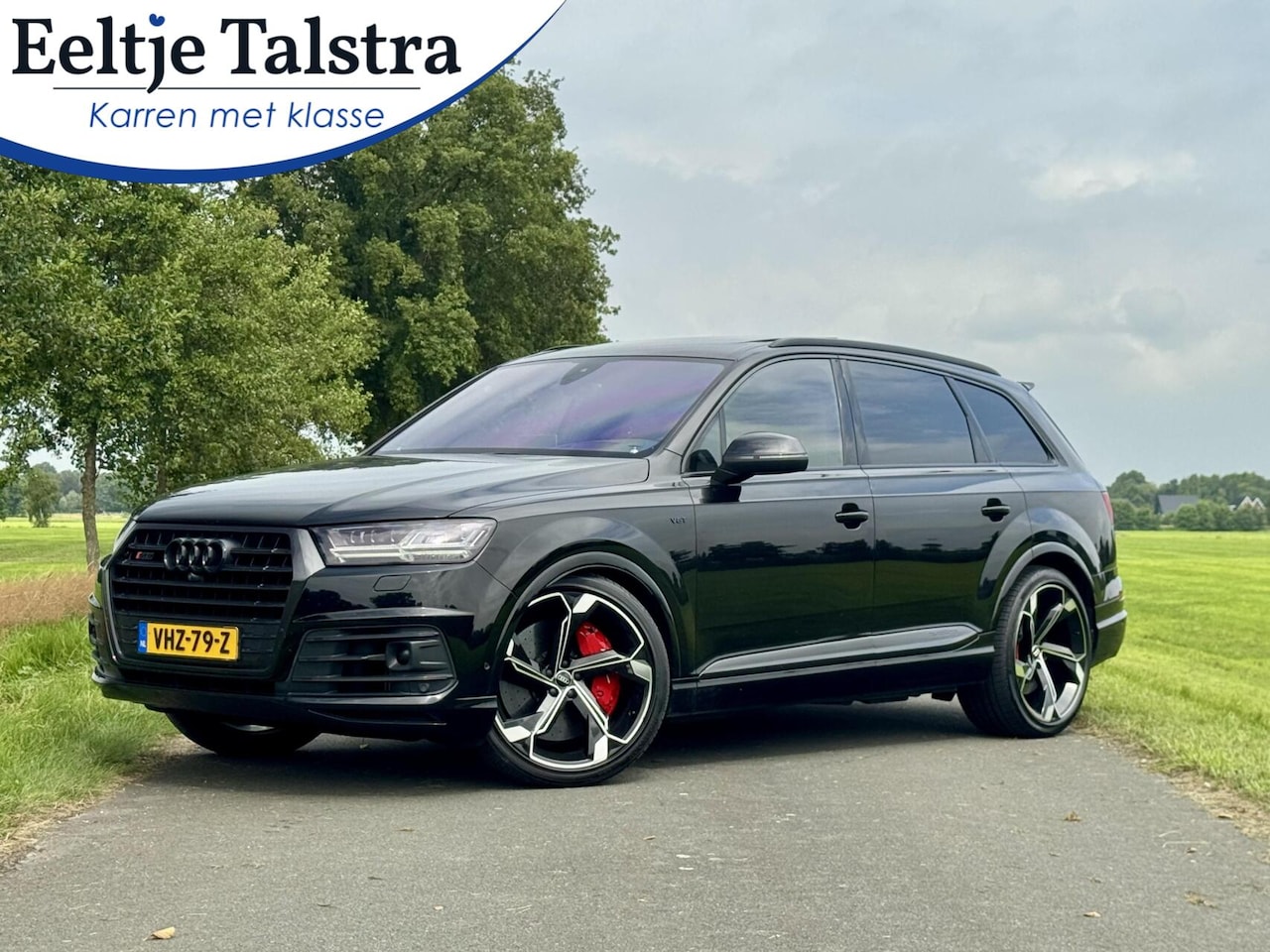 Audi SQ7 - 4.0 TDI quattro|Grijs kenteken|Keramisch|B&O Adv.|Nachtzicht|Vent.+massage|Nachtzicht|Tops - AutoWereld.nl