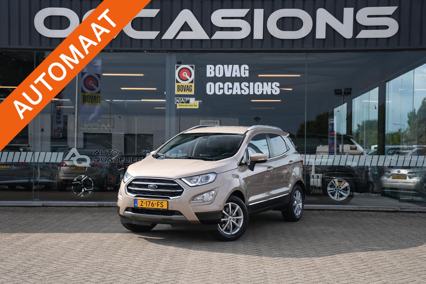 Ford EcoSport - 1.0 EcoBoost Titanium HALF-LEDER / TREKHAAK \ CC - AutoWereld.nl