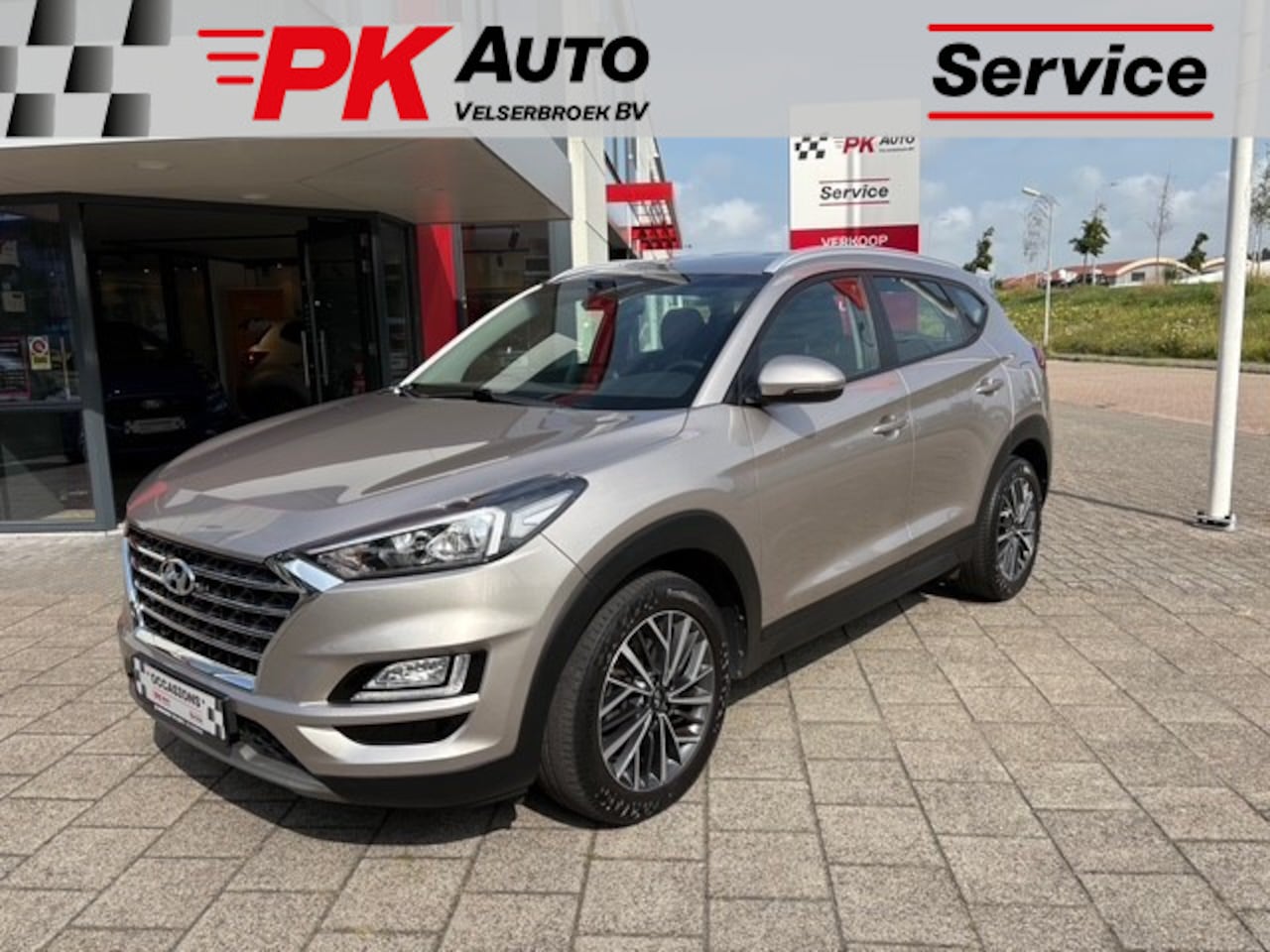 Hyundai Tucson - 1.6 T-GDI Comfort | Navi | Trekhaak | Cruise | 46.550 km Dealeronderhouden - AutoWereld.nl