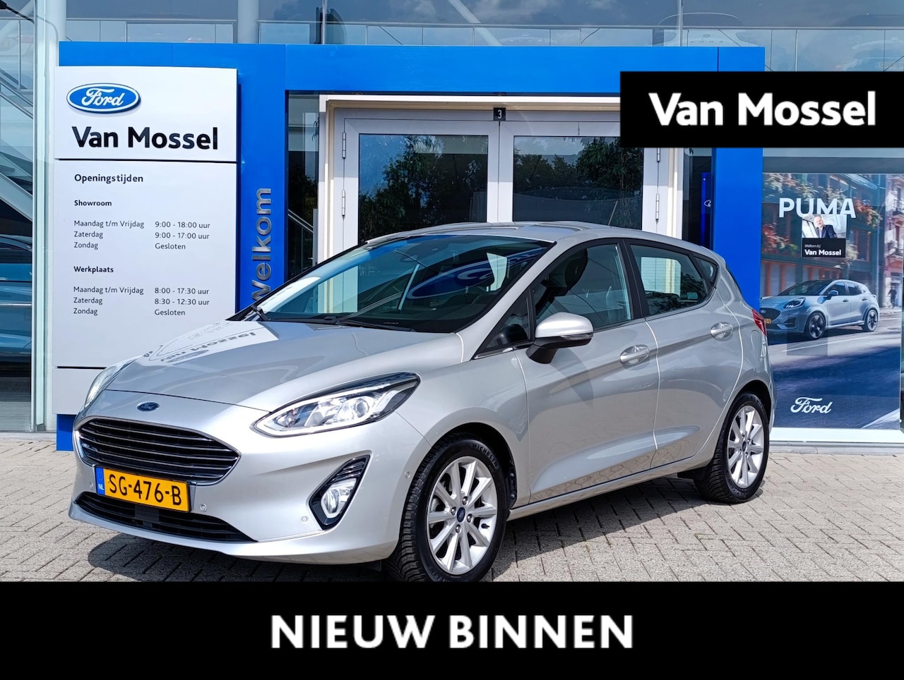 Ford Fiesta - 1.0 EcoBoost Titanium | Stoel/stuur voorruitverwarming | Navigatie | Camera | Adaptieve Cr - AutoWereld.nl