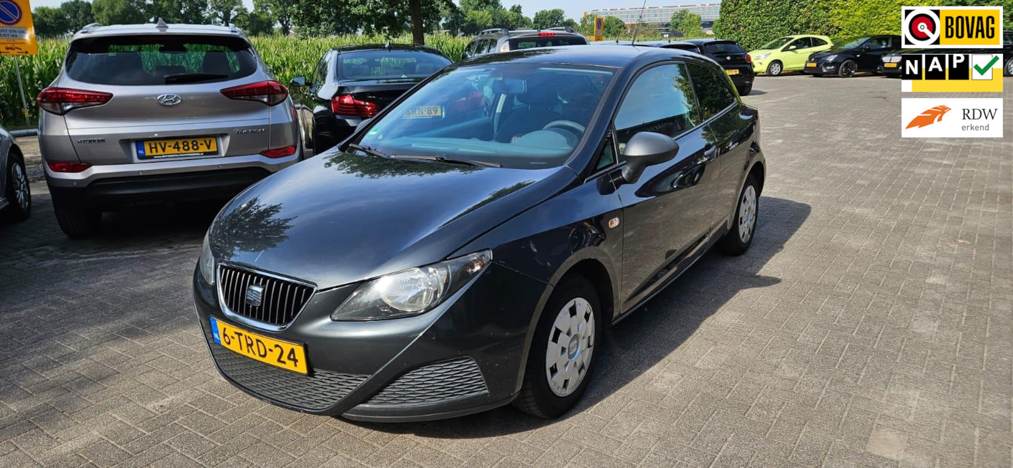 SEAT Ibiza SC - 1.2 Reference navigatie airco elektrische ramen centrale vergrendeling rijd heel goed - AutoWereld.nl