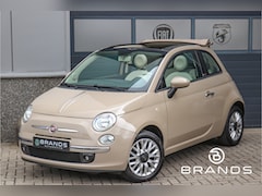 Fiat 500 C - 1.2 Lounge Cappuccino Top kleuren combi Airco LM PDC