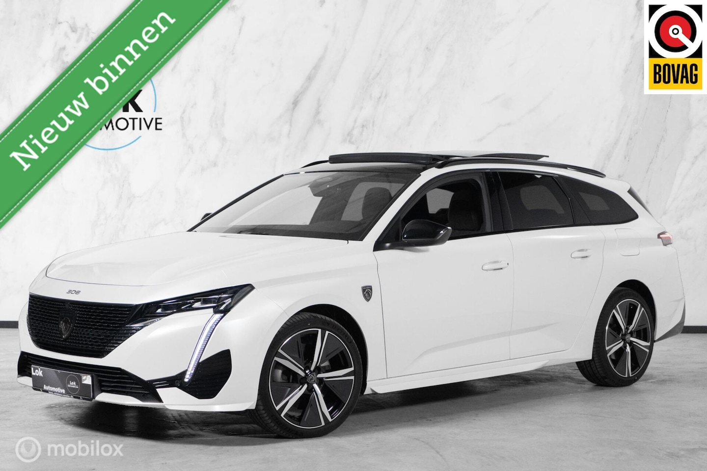 Peugeot 308 SW - 1.6 HYbrid PANO|360|LED|3D|KEYLESS|CARPLAY - AutoWereld.nl