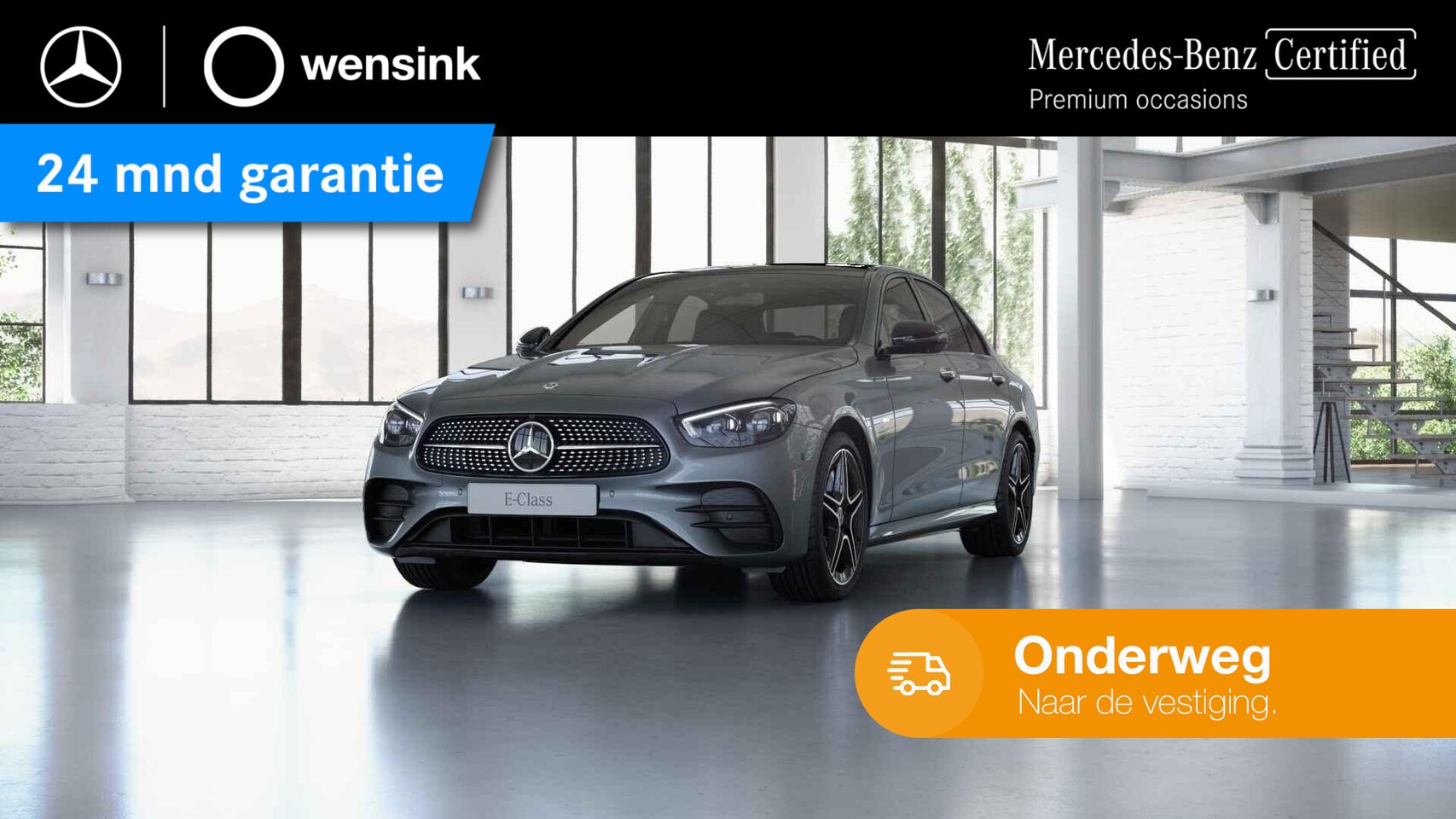 Mercedes-Benz E-klasse - 300 e Business Solution AMG | Panoramadak | Night pakket | Burmester | Memory | - AutoWereld.nl