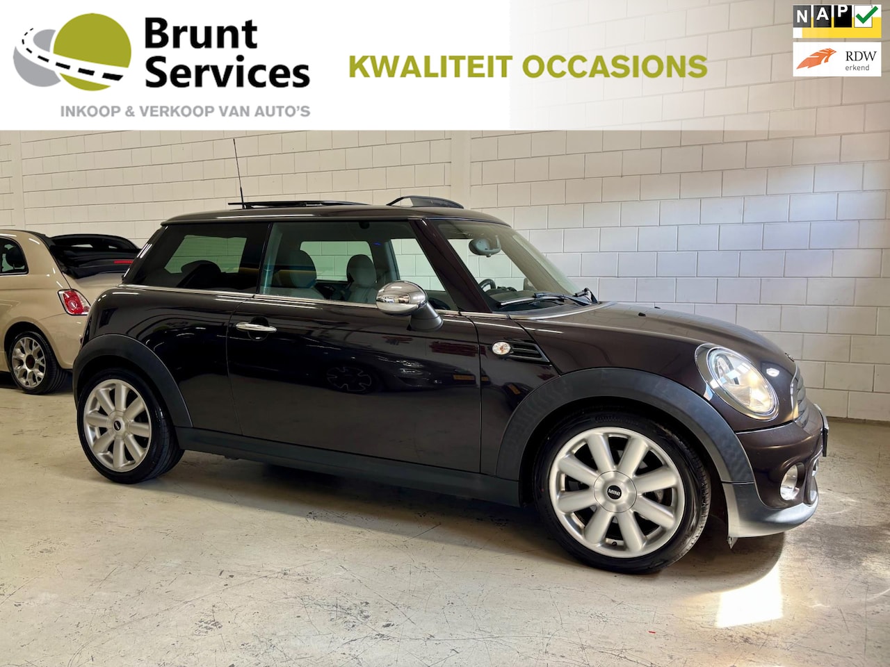 MINI One - Mini 1.6 Chili Bj.13|Panodak|100PK|Leer|17Ich|Vol Opties !! - AutoWereld.nl