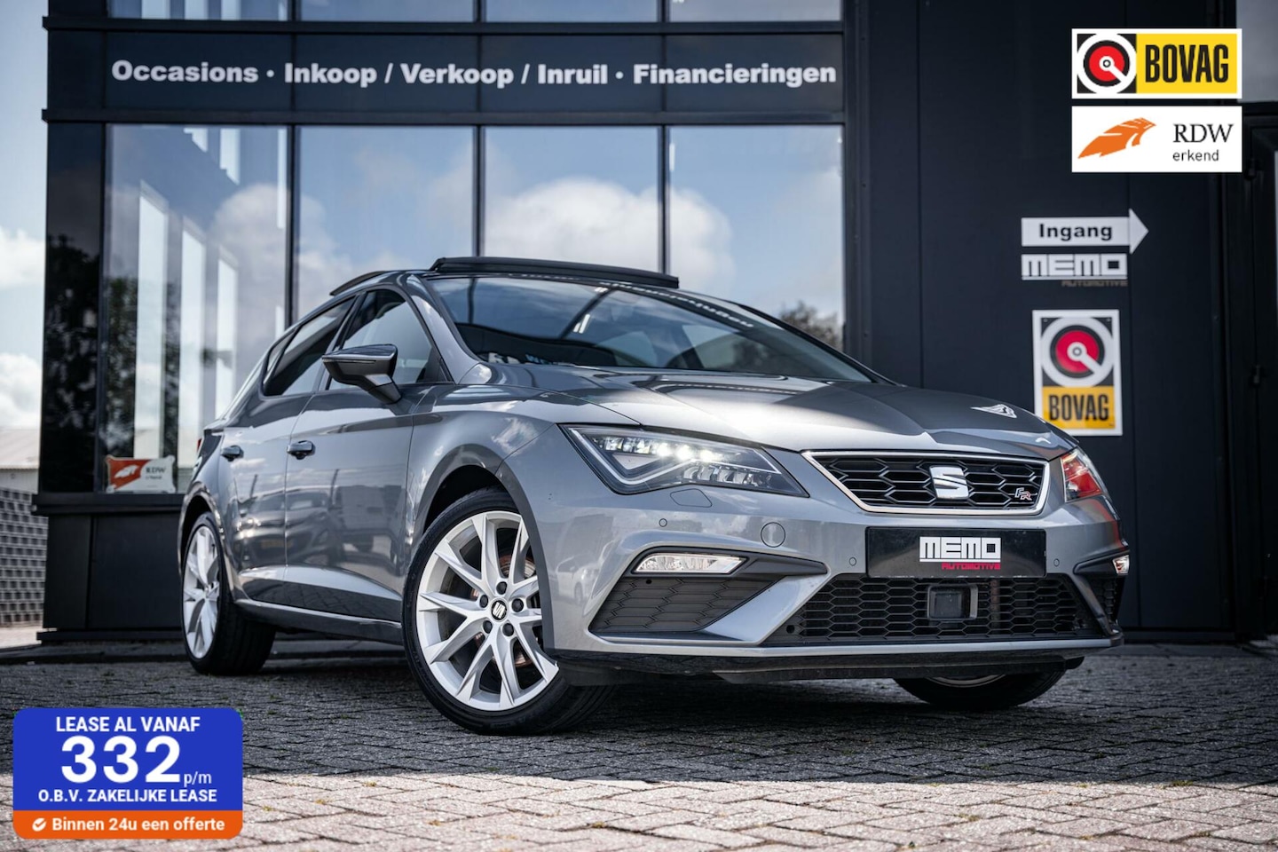 SEAT Leon - 1.4 TSI ACT FR*PANO*AUTOMAAT*CAMERA*CARPLAY*TREKH* - AutoWereld.nl