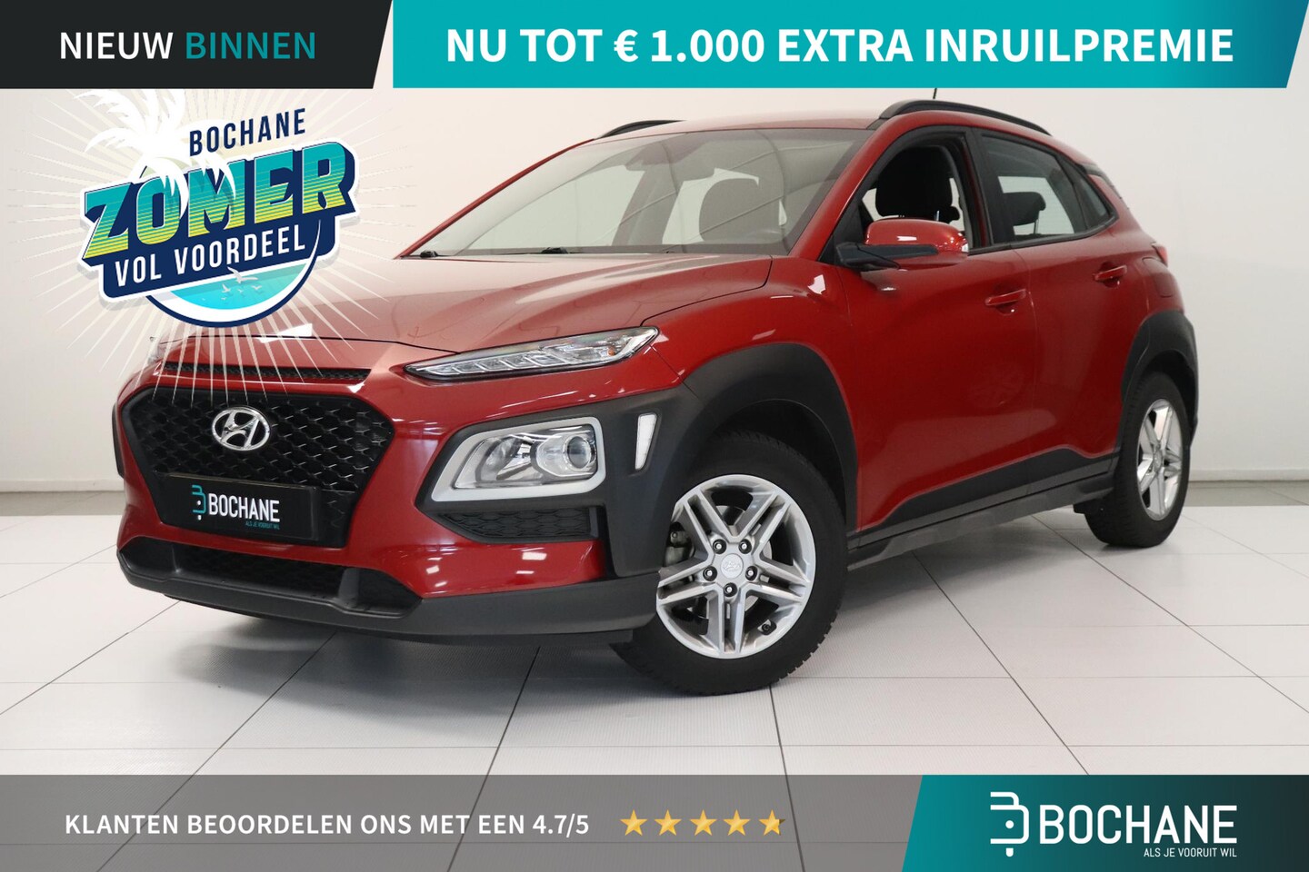 Hyundai Kona - 1.0T Comfort | Camera | Climate control | AppleCarplay AndroidAuto Navigatie | Trekhaak | - AutoWereld.nl