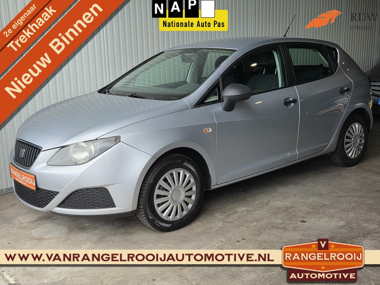 SEAT Ibiza - 1.2 Club 1.2 Club 5-deurs, trekhaak, isofix, 2 eigenaren, cv - AutoWereld.nl
