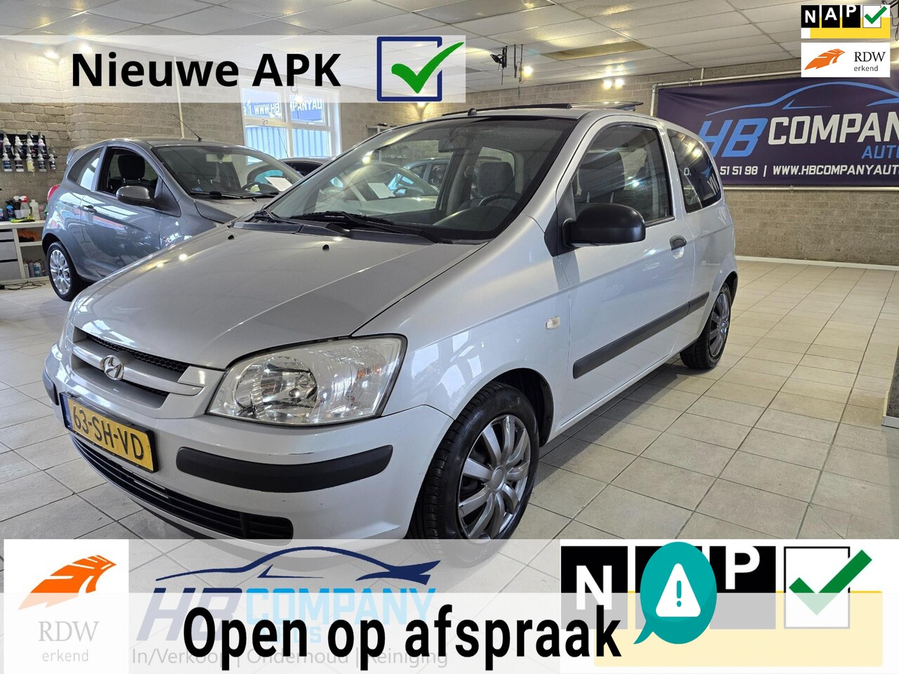 Hyundai Getz - 1.1i Active Sky | Onderhouden | Panoramadak | Trekhaak | NAP | APK - AutoWereld.nl