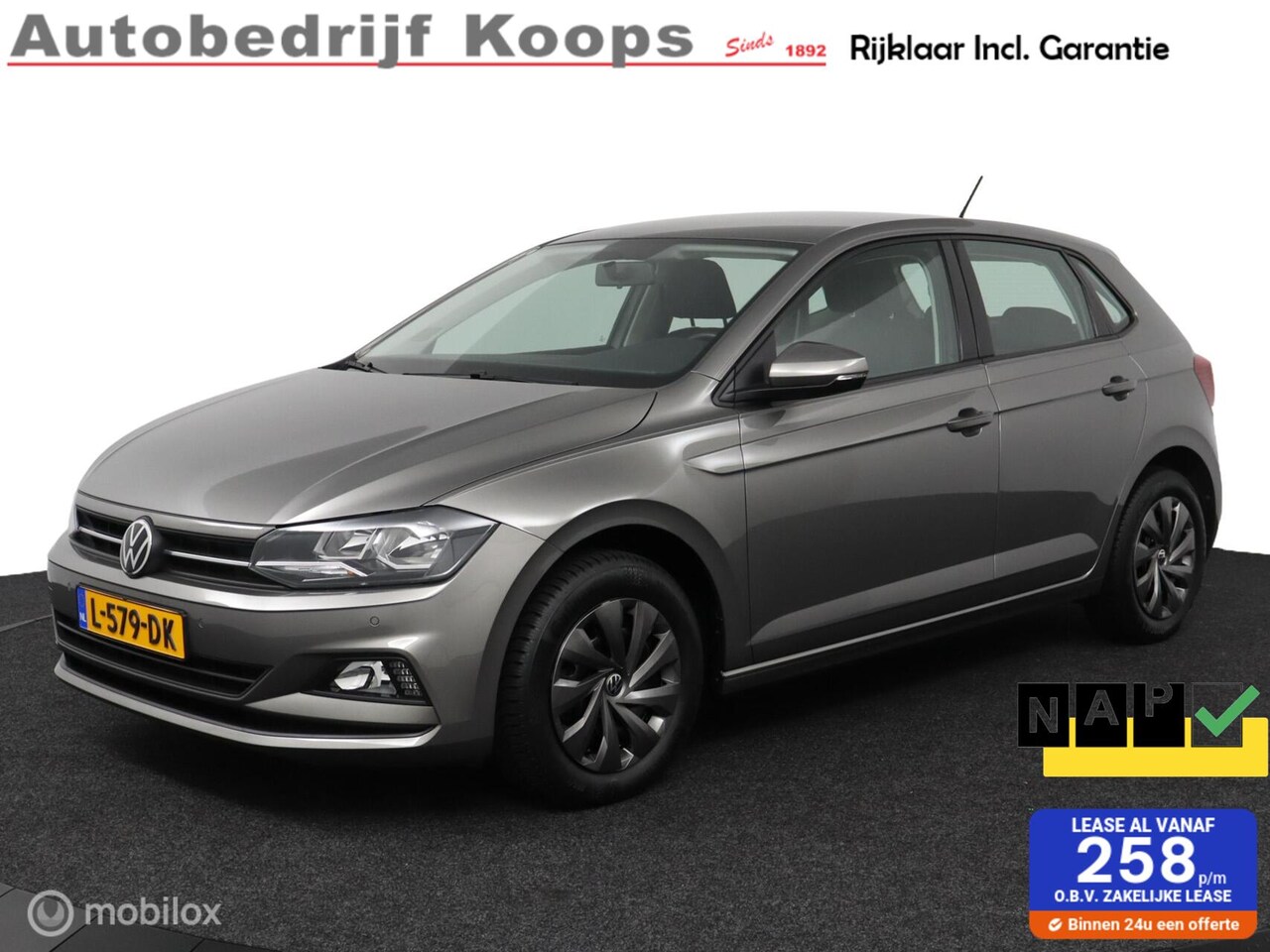 Volkswagen Polo - 1.0 TSI 95Pk Comfortline 5-Deurs | Airco | Adaptief cruise | Apple-carplay | NL Auto | DEA - AutoWereld.nl