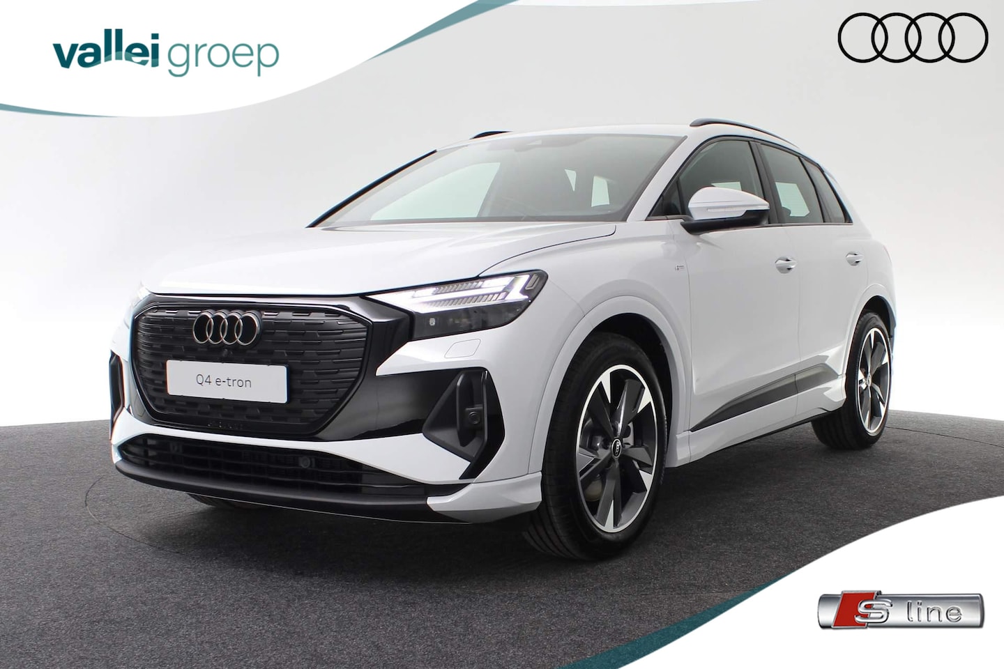 Audi Q4 e-tron - 45 S edition 82 kWh 210 kW / 286 pk / S-Line | Achteruitrijcamera | Adaptive Cruise | Navi - AutoWereld.nl