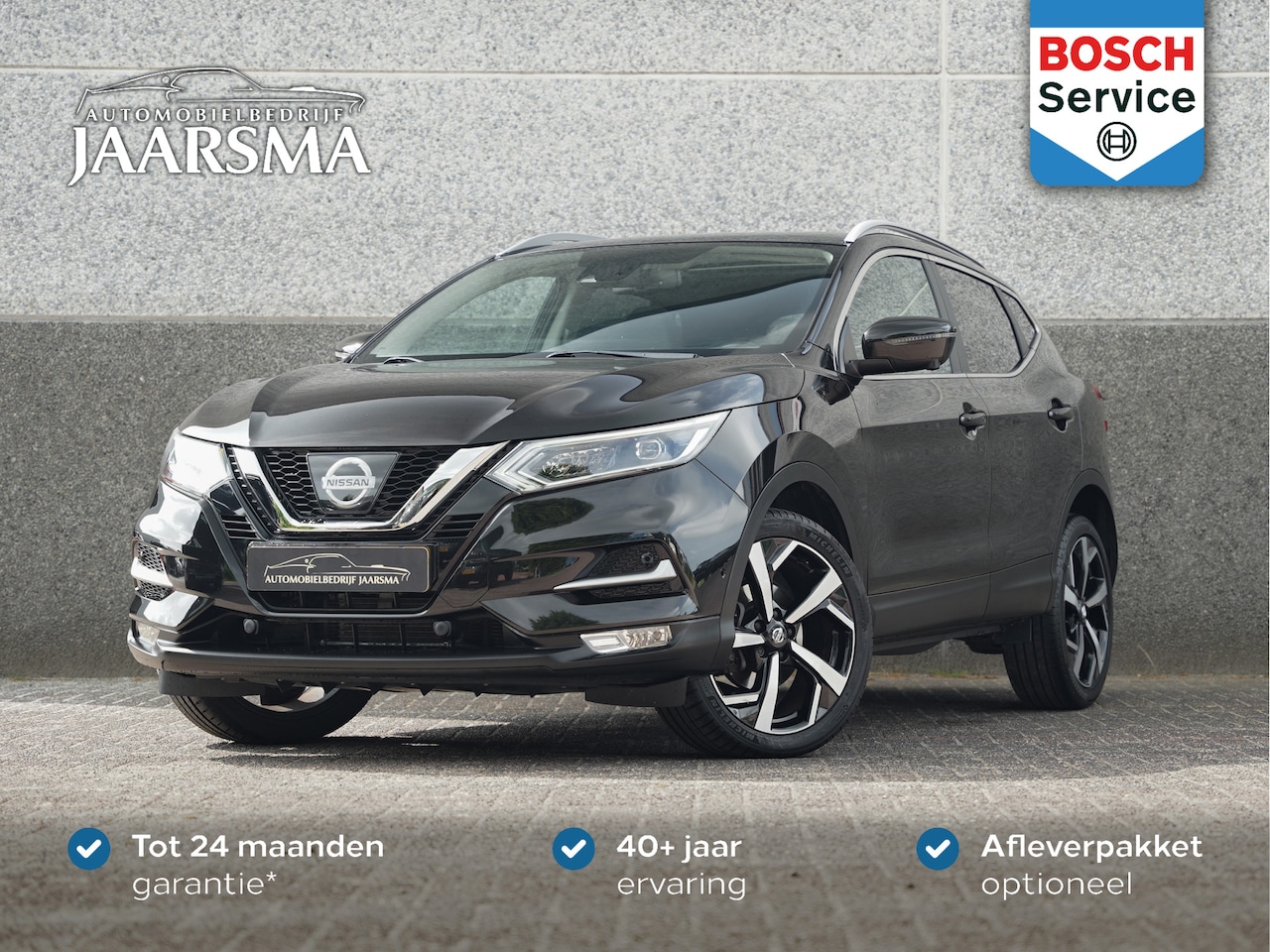 Nissan Qashqai - 1.2 Tekna + |Panoramadak |Lederen bekleding |Trekhaak - AutoWereld.nl