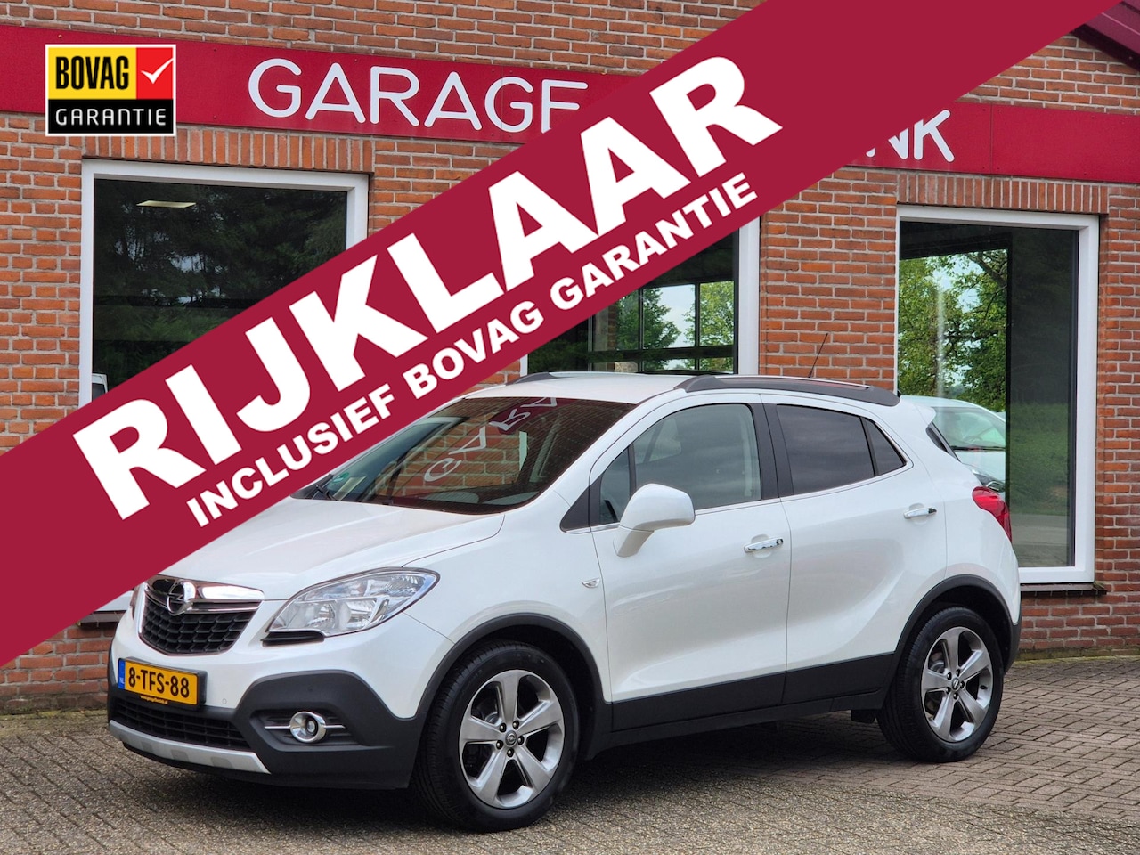 Opel Mokka - 1.4 T Cosmo 140PK 5drs clima, cruise, pdc, lmv, FlexFix RIJKLAAR - AutoWereld.nl