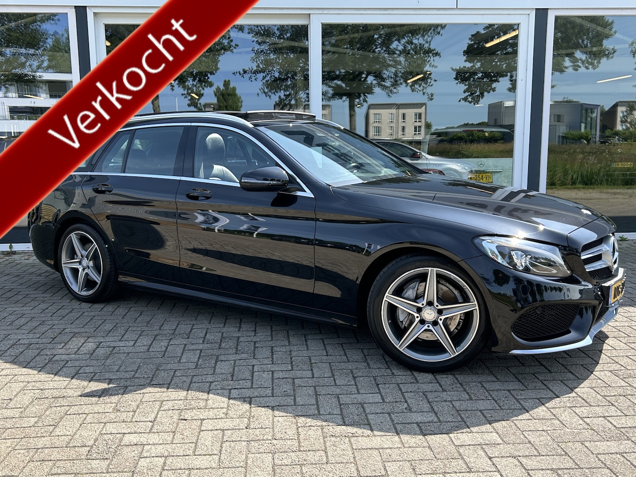 Mercedes-Benz C-klasse Estate - 180 AMG Sport Edition 50% deal 11.475,- ACTIE Leder / Stoelverwarming / Full LED / Cruise - AutoWereld.nl