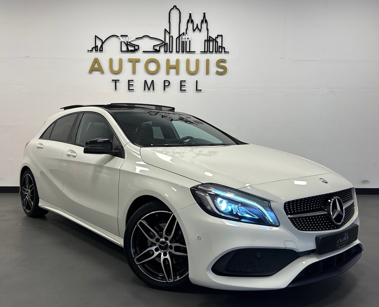 Mercedes-Benz A-klasse - 180 d Prestige Amg Pano Cruise Led StoelverPdc Isofix Camera - AutoWereld.nl