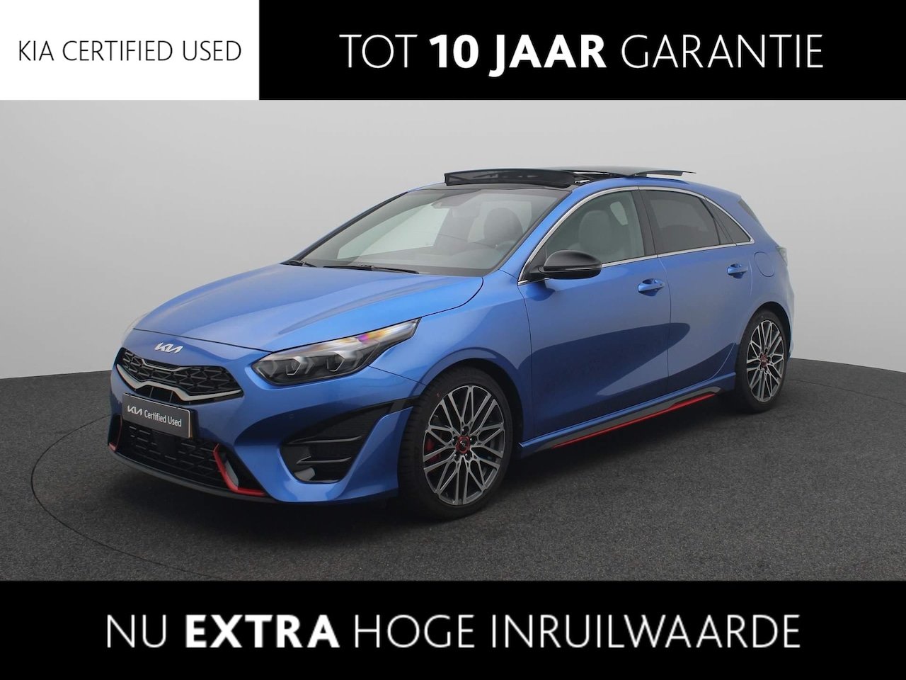 Kia Cee'd - Ceed 1.6 T-GDi GT | UNIEK | Navigatie | Climate Control | Parkeersensoren | Camera | Stoel - AutoWereld.nl