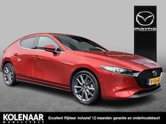 Mazda 3 - 3 2.0 e-Sky-G 122 Luxury /Dealeronderhouden/Navi/LED/Keyless/HUD/Leder/CarPlay
