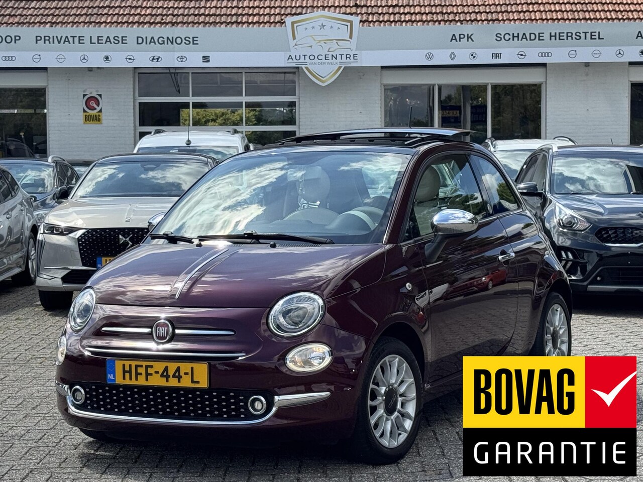 Fiat 500 - 1.2 Lounge DIAMOND | PANO | NAVI | CRUISE | BOVAG !! - AutoWereld.nl