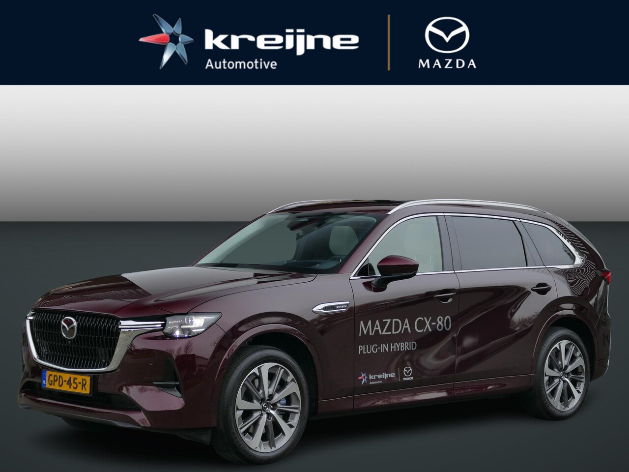 Mazda CX-80 - 2.5 e-SkyActiv PHEV Takumi Plus | DEMO | FULL OPTION | 7-Persoons | RIJKLAARPRIJS! - AutoWereld.nl