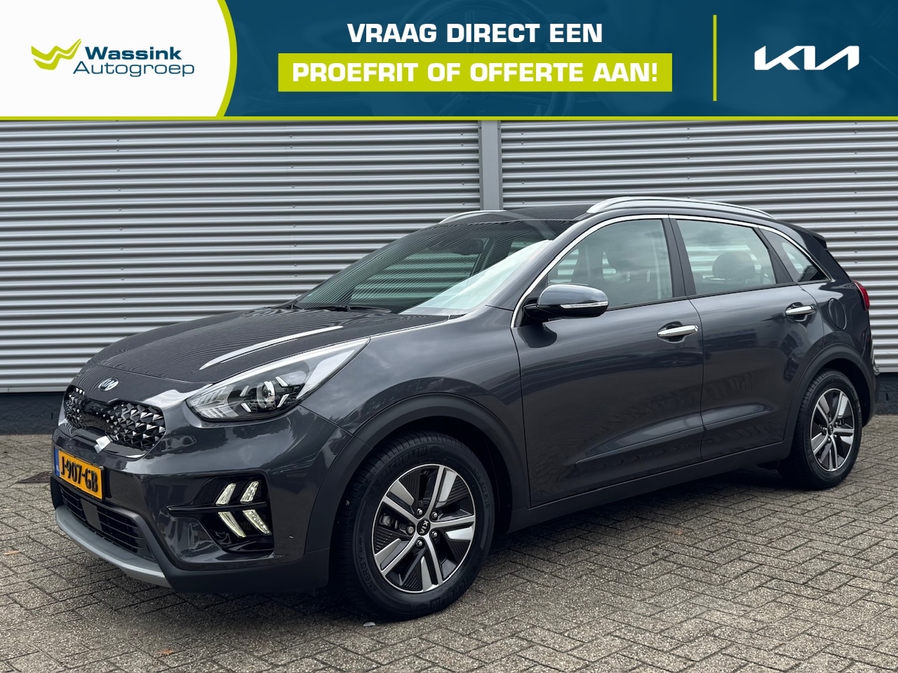 Kia Niro - 1.6 GDi Hybrid 141pk DCT6 DynamicLine | Trekhaak | Climate Controle | Navigatie | - AutoWereld.nl