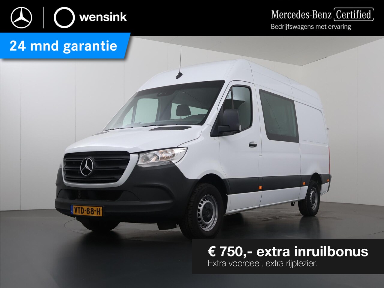 Mercedes-Benz Sprinter - 315 CDI | L2 H2 | RWD | Aut. | DUBBEL CABINE | NL AUTO | DEALER ONDERHOUDEN | 6-ZITS | 280 - AutoWereld.nl