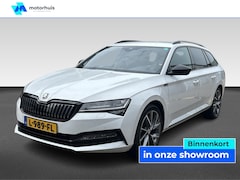 Skoda Superb Combi - 1.4 TSI PHEV 217PK DSG SPORTLINE BUSINESS NAVI PDC TEL CAMERA NAP