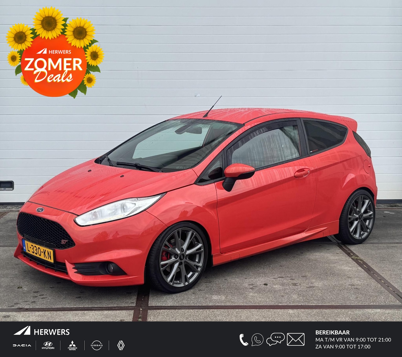 Ford Fiesta - 1.6 ST2 - ST-line 215PK / Airco Climate Control / 17" LMV / Cruise Control / Verlaging set - AutoWereld.nl