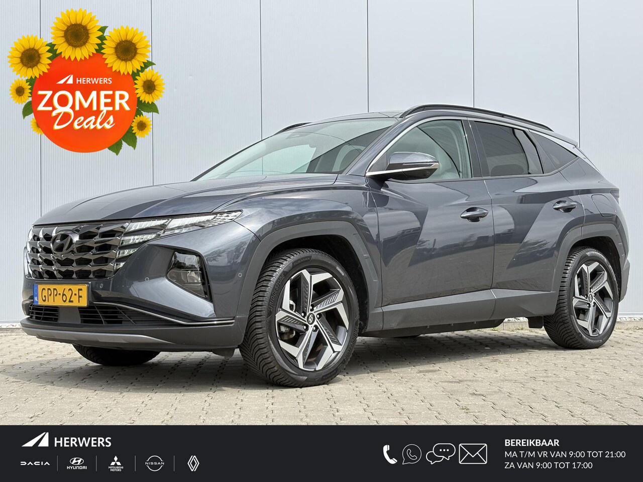 Hyundai Tucson - 1.6 T-GDI PHEV Premium Sky 4WD / Airco / Cruise Control / Apple carplay/Android Auto / Sto - AutoWereld.nl