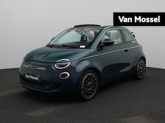 Fiat 500 C - 500e La Prima 42 kWh | Cabrio | ECC | Parkeersensoren V+A | Parkeercamera | Stoelverwarmin