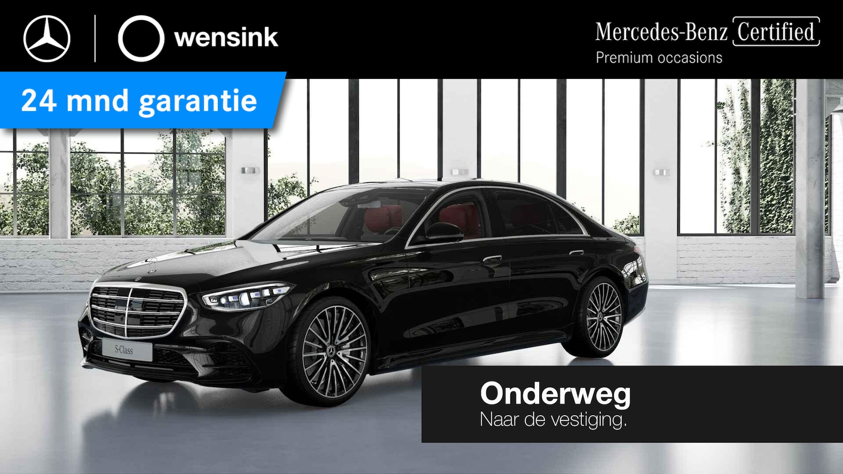 Mercedes-Benz S-klasse - 500 4MATIC Lang AMG Line | Premium plus | Achterasbesturing | Koelbox | Designo flowing li - AutoWereld.nl