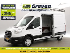 Ford Transit - 350 2.0 TDCI L3H3 Airco Cruise Trekhaak PDC 3 Persoons 2xSchuifdeur Imperiaal