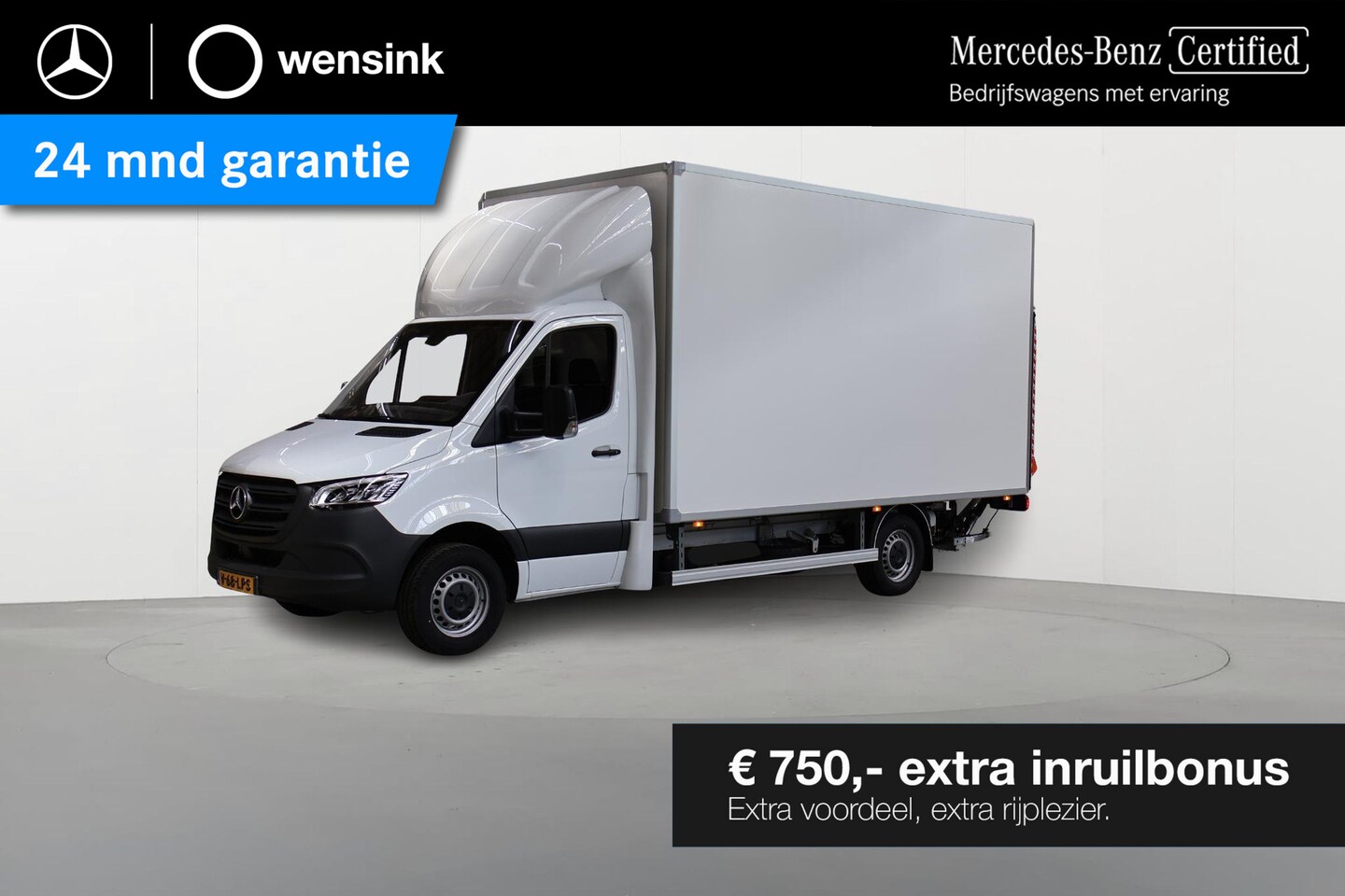 Mercedes-Benz Sprinter - 317 CDI Aut. | Bakwagen met DHollandia Laadklep | Zijdeur | NIEUW! | MBUX 10" | LED | Groo - AutoWereld.nl