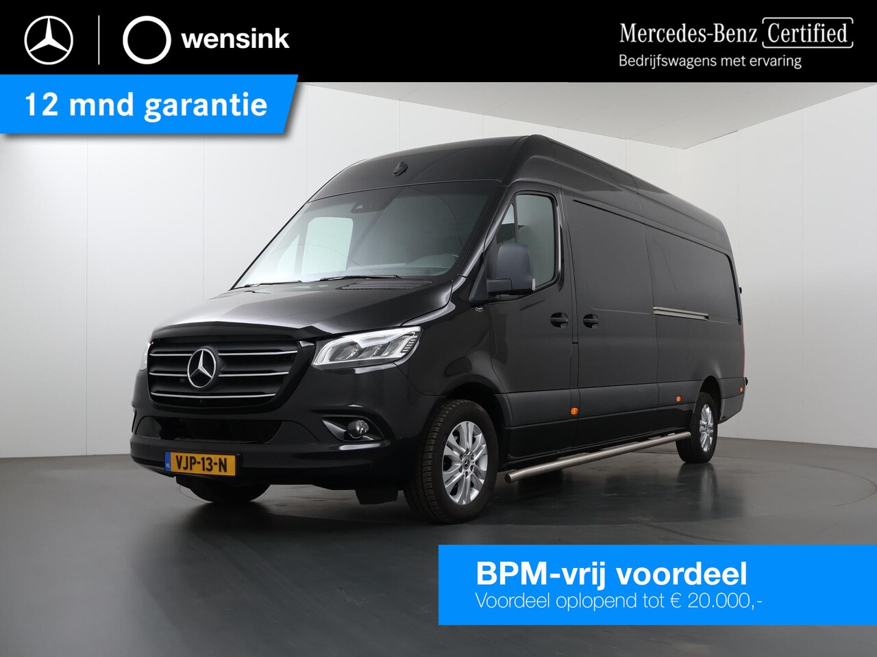 Mercedes-Benz Sprinter - 319 V6 CDI | L3 H2 | 3500 KG. AHW | Navigatie | Stoelverwarming | Keyless Go | 360° Camera - AutoWereld.nl