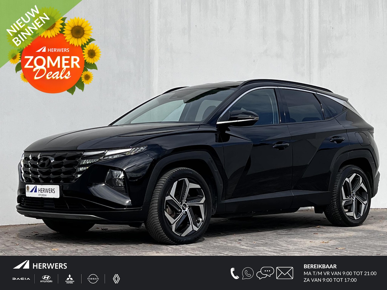 Hyundai Tucson - 1.6 T-GDI PHEV Comfort Smart 4WD Automaat Dealer onderhouden/ Trekgewicht 1.350 kg / Navig - AutoWereld.nl