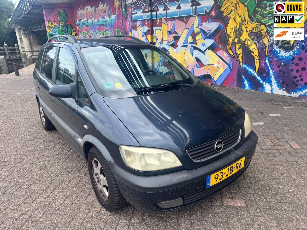 Opel Zafira - 1.6-16V Elegance voorzien van airco elektrische ramen centrale vergrendeling stereo fijne - AutoWereld.nl