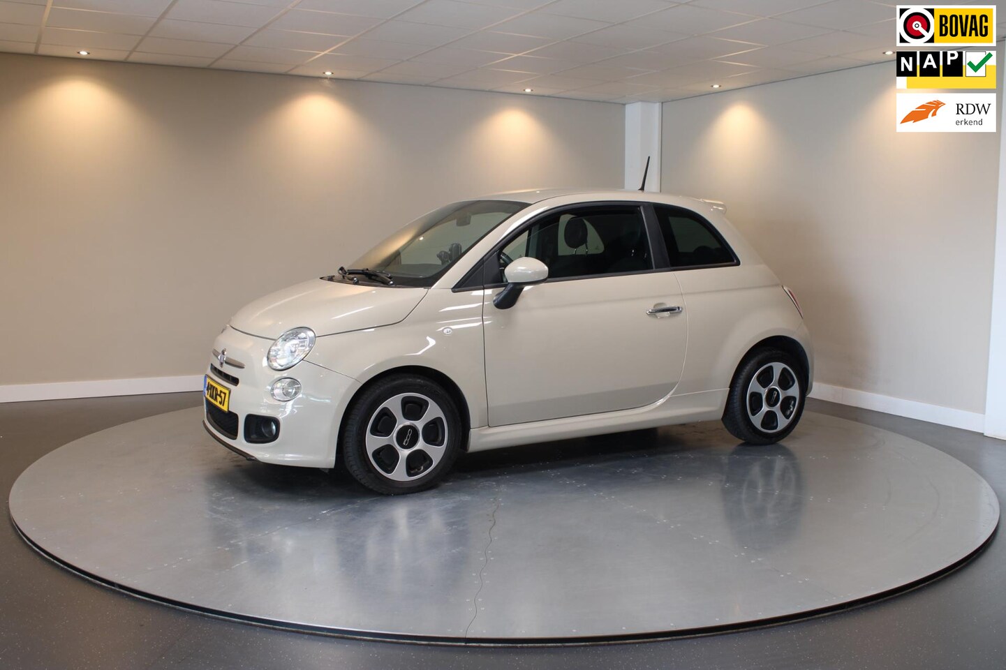 Fiat 500 - 0.9 TwinAir Turbo 500S *Cappucino* Sport|Navi|PDC - AutoWereld.nl