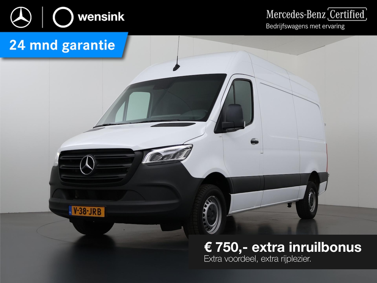 Mercedes-Benz Sprinter - 319 CDI L2 H2 | Aut. MBUX 10.25" | Airco | Voorruitverwarming | Parkeercamera | LED koplam - AutoWereld.nl