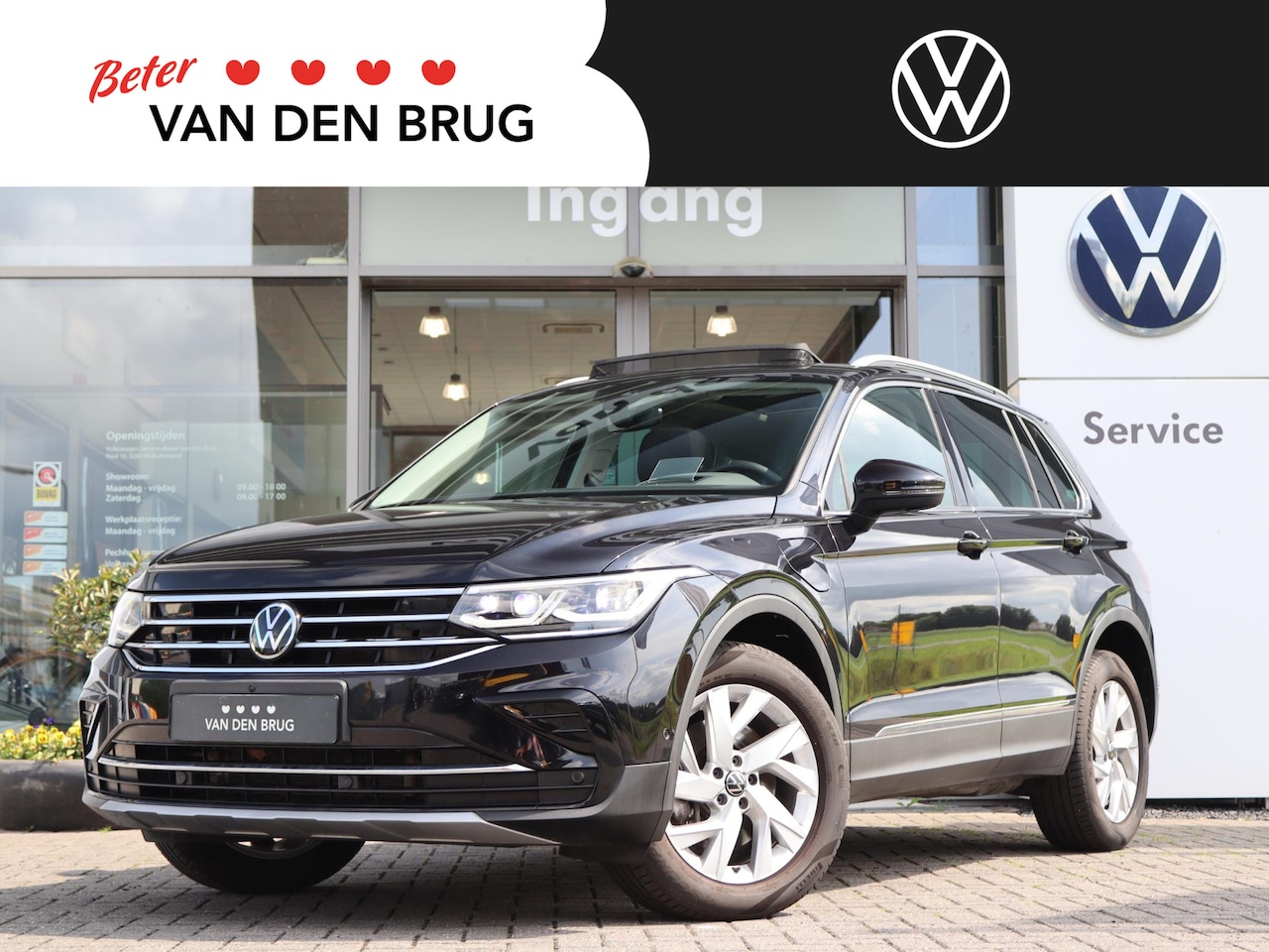 Volkswagen Tiguan - 1.4 TSI 245 pk DSG eHybrid Elegance | Zwenkbare Trekhaak | Panoramadak | Stoel + Stuurverw - AutoWereld.nl