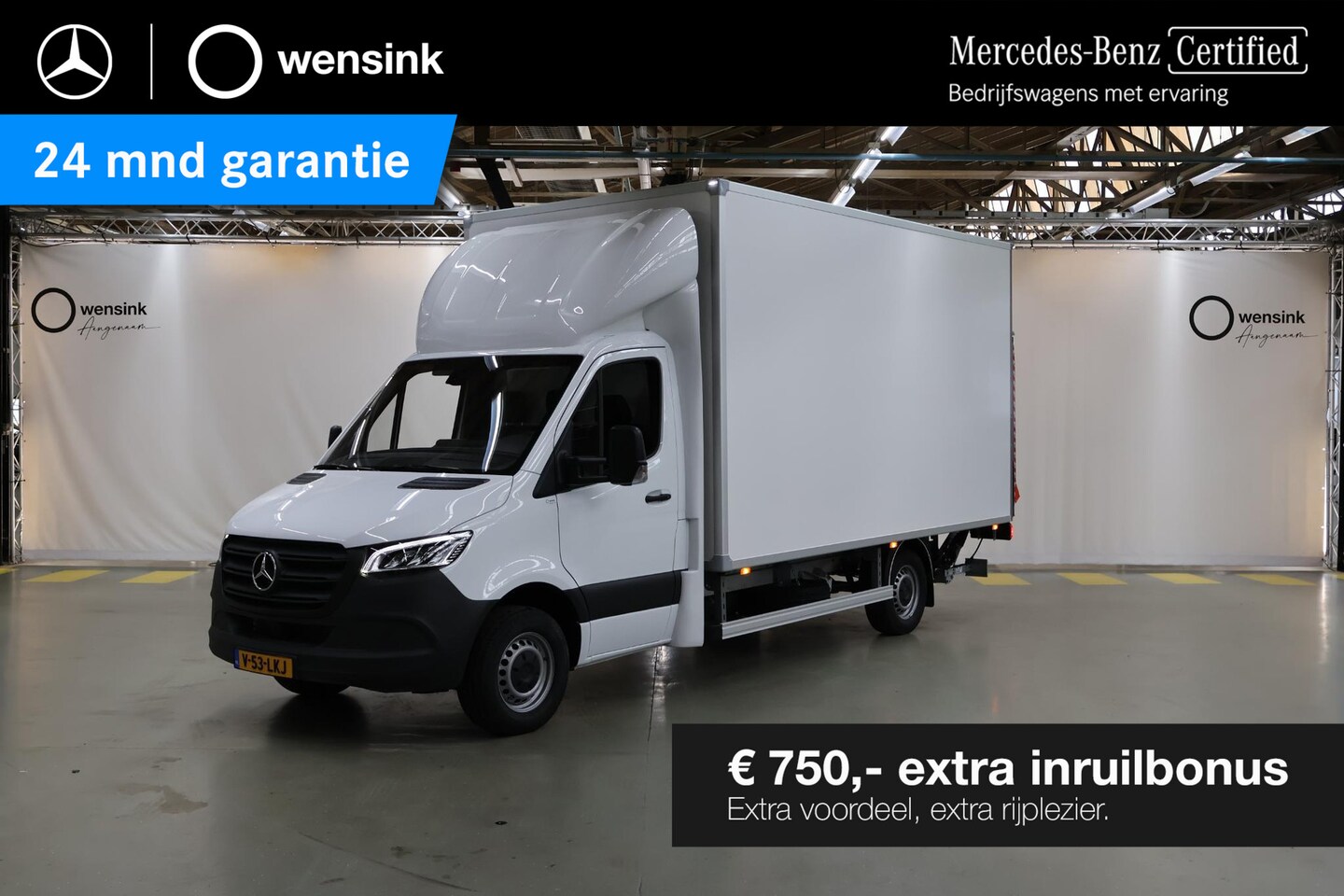Mercedes-Benz Sprinter - 317 CDI Aut. | L3 | Select | Bakwagen met Laadklep | Navigatie | Bluetooth | Airco | Keyle - AutoWereld.nl