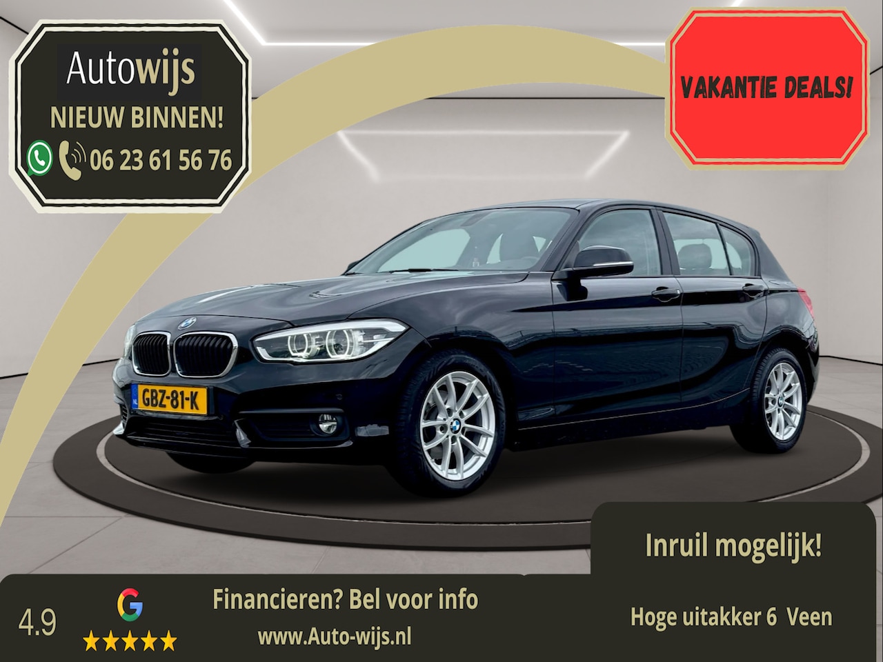 BMW 1-serie - 116i Corporate Lease Executive|LED|Facelift|Navi - AutoWereld.nl