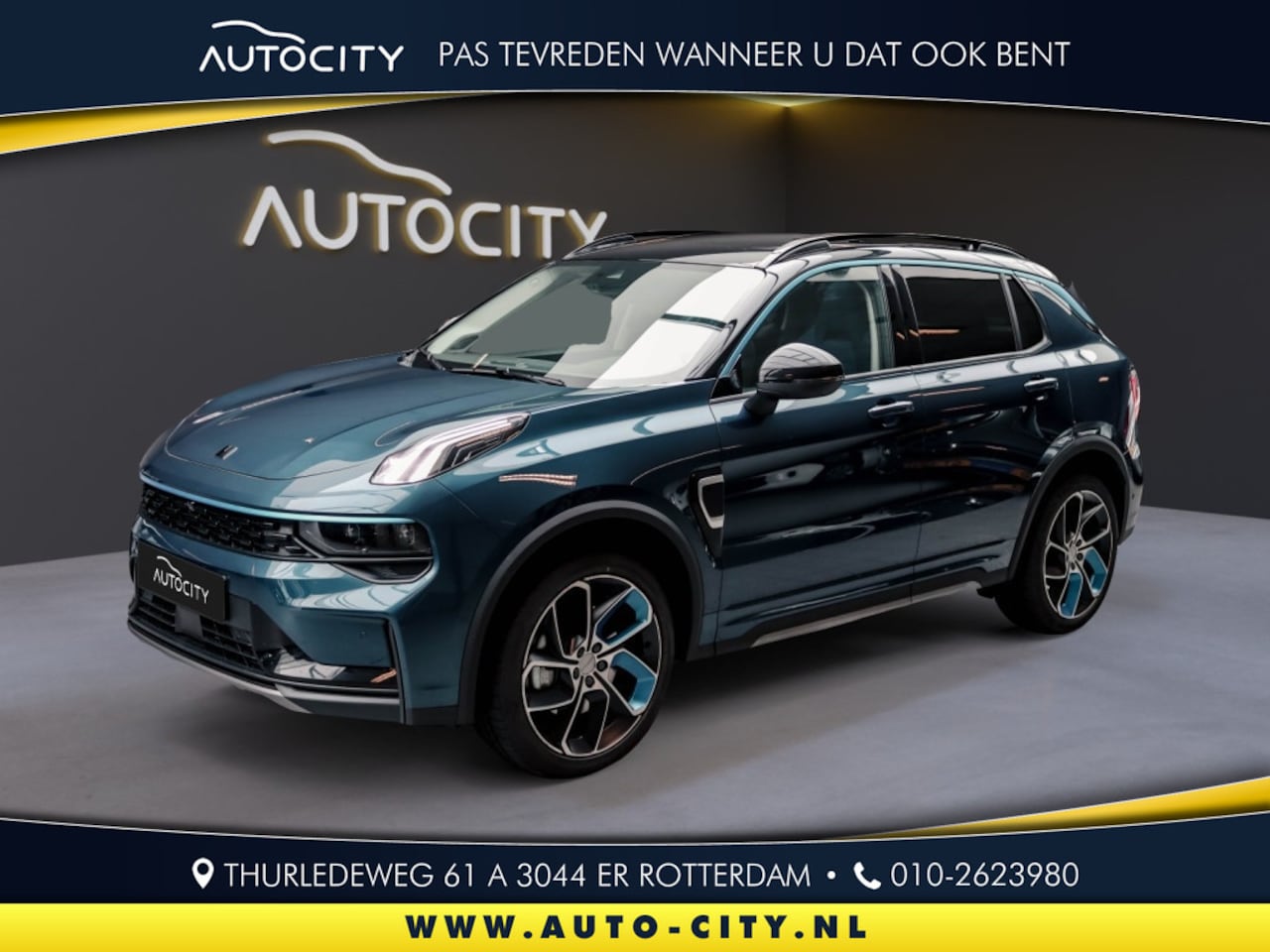 Lynk & Co 01 - 1.5 PHEV 6.6 KW Laden l 360 camera l Pano l Zwarte Hemel - AutoWereld.nl