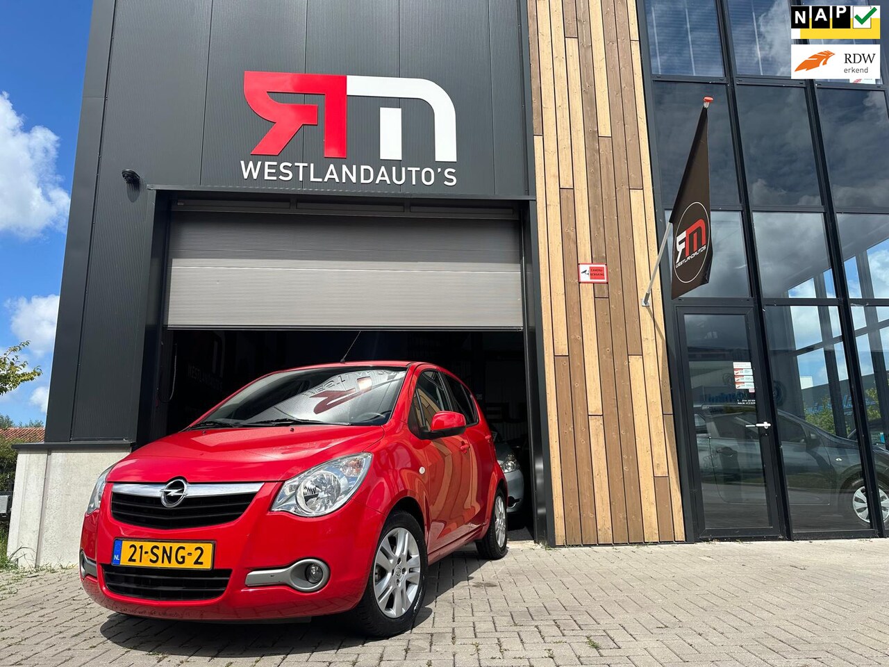Opel Agila - 1.0 Edition/airco/NAP/LM-velgen/2 sleutels/dealer-onderhouden/hoge -zit/leuke auto - AutoWereld.nl