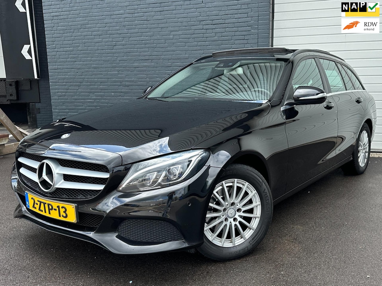 Mercedes-Benz C-klasse Estate - 200 Ambition PANO/AUTOMAAT/LMV/CRUISE/CLIMA - AutoWereld.nl