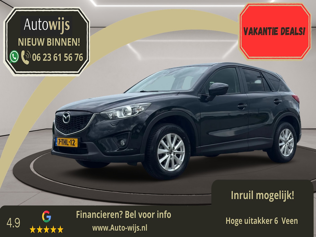 Mazda CX-5 - 2.0 Skylease+ 2WD|NL AUTO|Xenon|Navi|PDC| - AutoWereld.nl