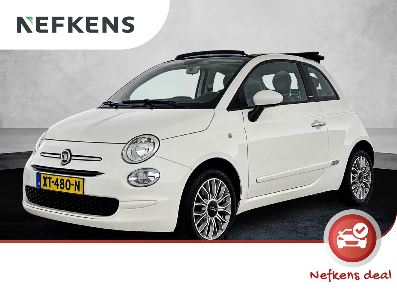 Fiat 500 - Sport 80 pk | Navigatie | Panoramadak | Parkeersensoren Achter | Trekhaak | Sportstoelen | - AutoWereld.nl