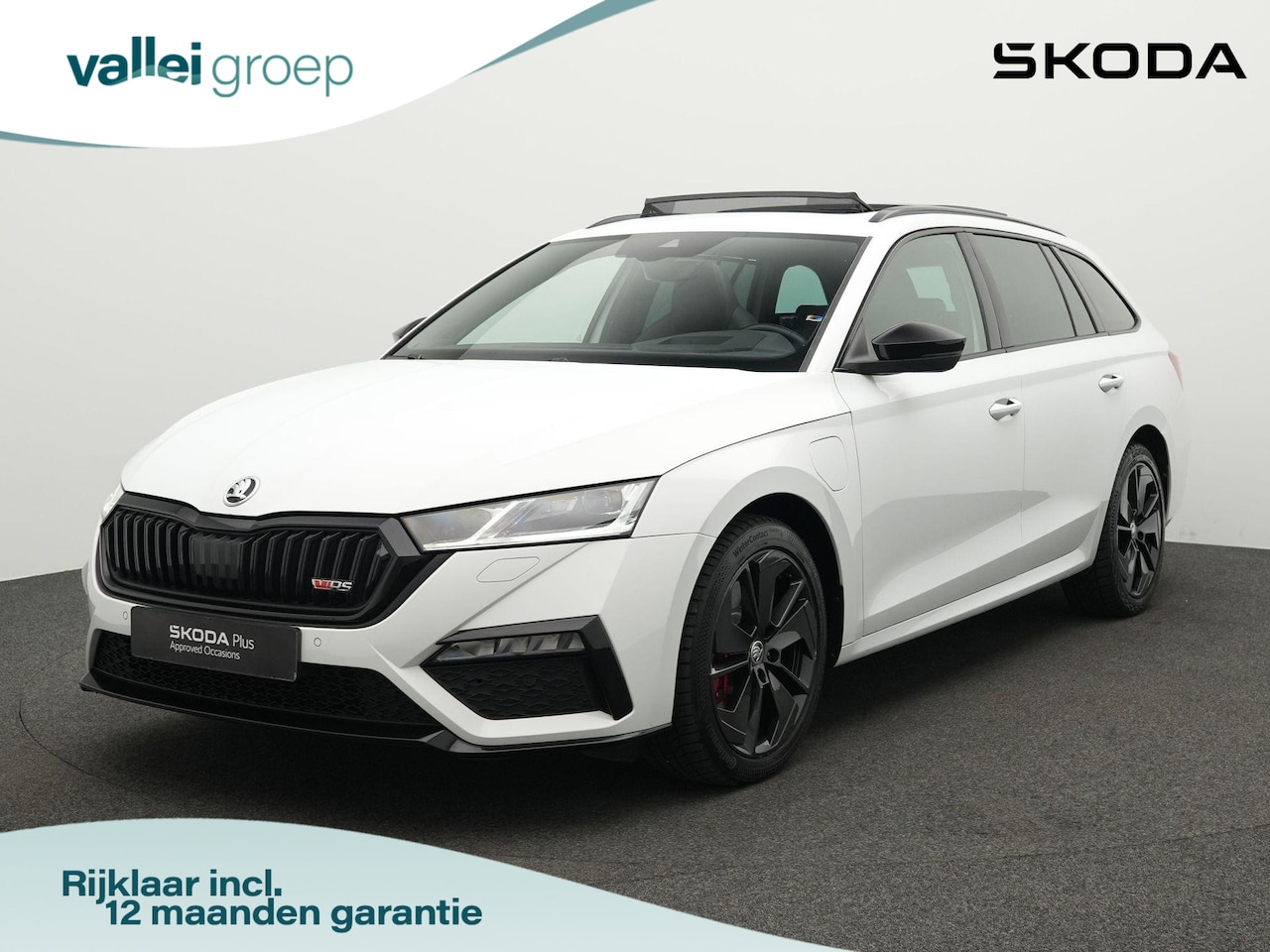 Skoda Octavia Combi - 1.4 TSI 245 pk DSG RS iV PHEV Business | Panoramadak | Leder/alcantara | Geheugen-/massage - AutoWereld.nl