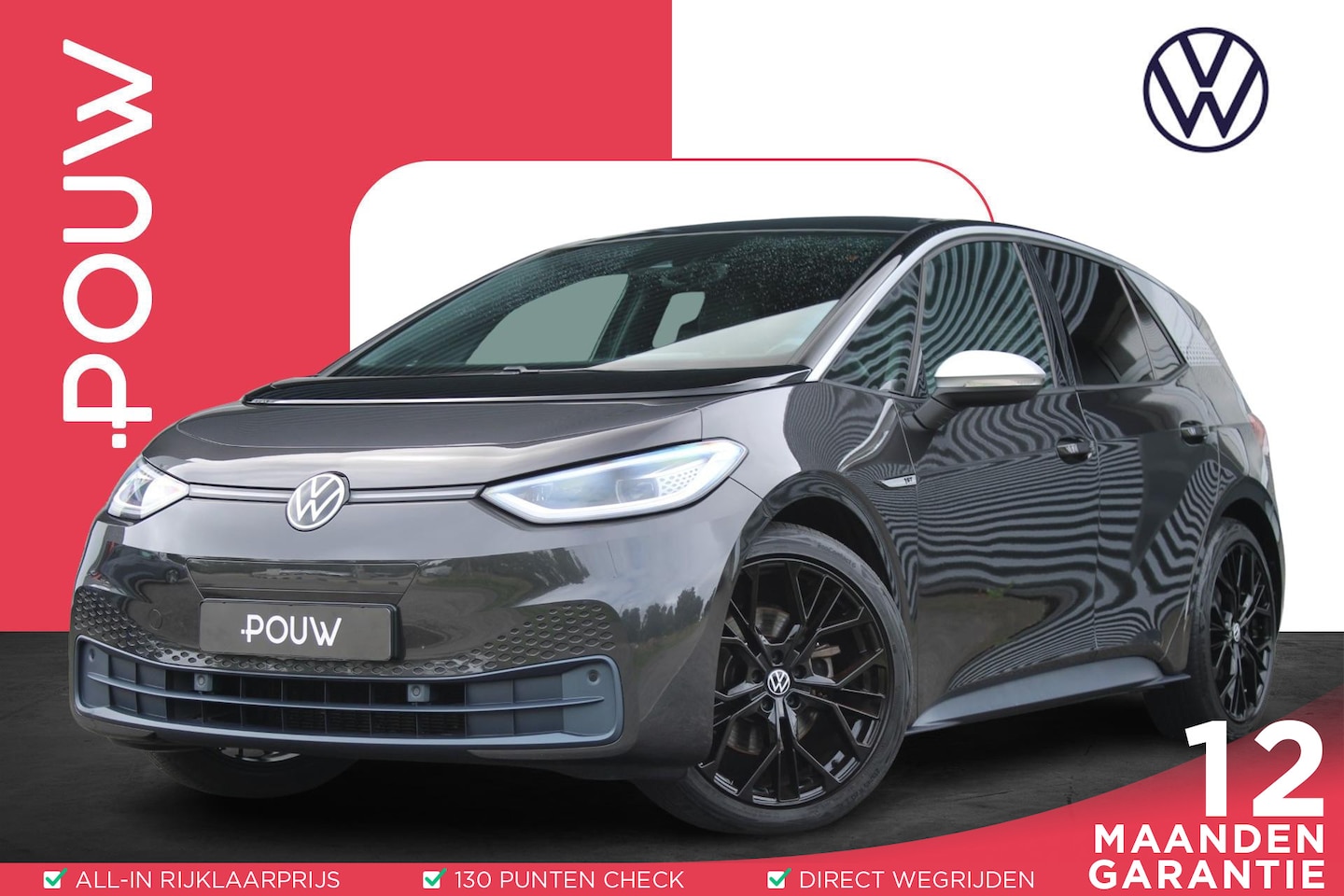 Volkswagen ID.3 - 204pk First Max 58 kWh Pro Performance | 93% SoH | LED Matrix Koplampen | Panoramadak | ER - AutoWereld.nl