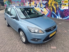Ford Focus Wagon - 1.6 Titanium navigatie digitale airco sport velgen perfect rijdende auto veel optie's bouw