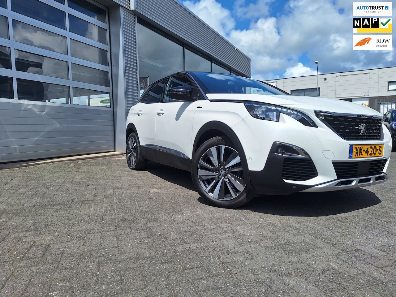 Peugeot 3008 - 1.6 PureTech GT Line*180 pk*Wit Metalic*Zwart dak*Veel opties*Top Staat!!! - AutoWereld.nl